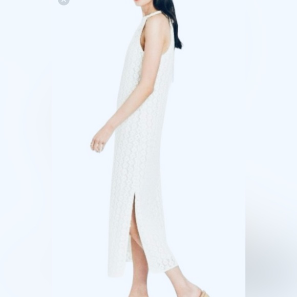 A New Day White Women's Sleeveless Crocheted Dress  S Small - Picture 3 of 3